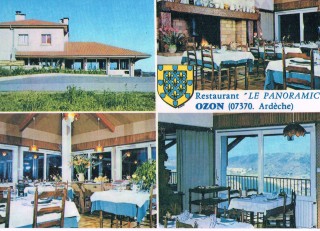 Carte postale du restaurant pour sa création en 1977